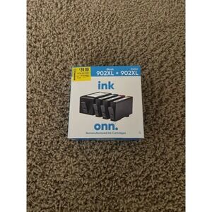 new onn ink 902 XL Black and 902 Color   Compatible With HP Office Jet 6950,6954
